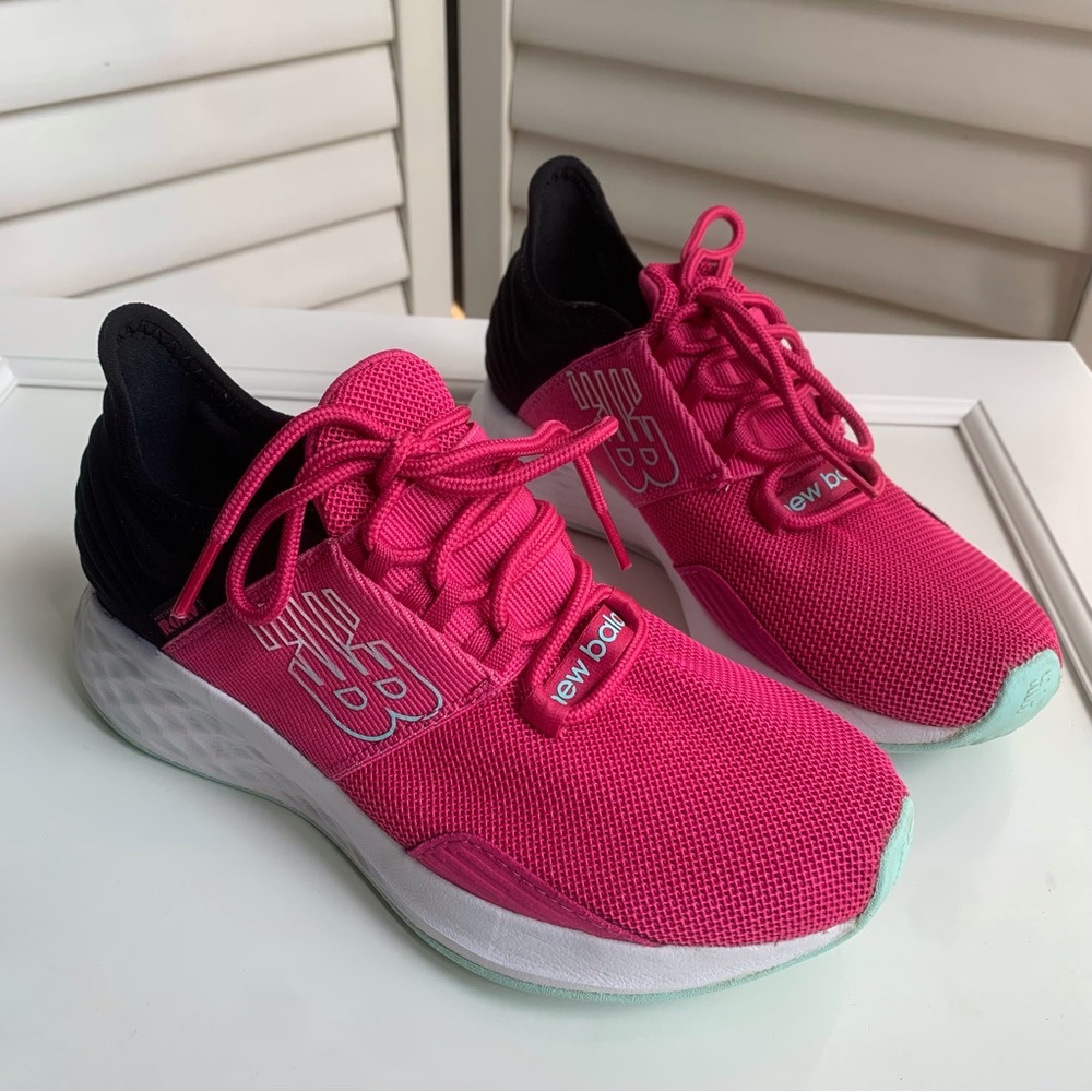 New Balance Fresh Foam Roav Sneakers Pink Sz 5.5 Wide